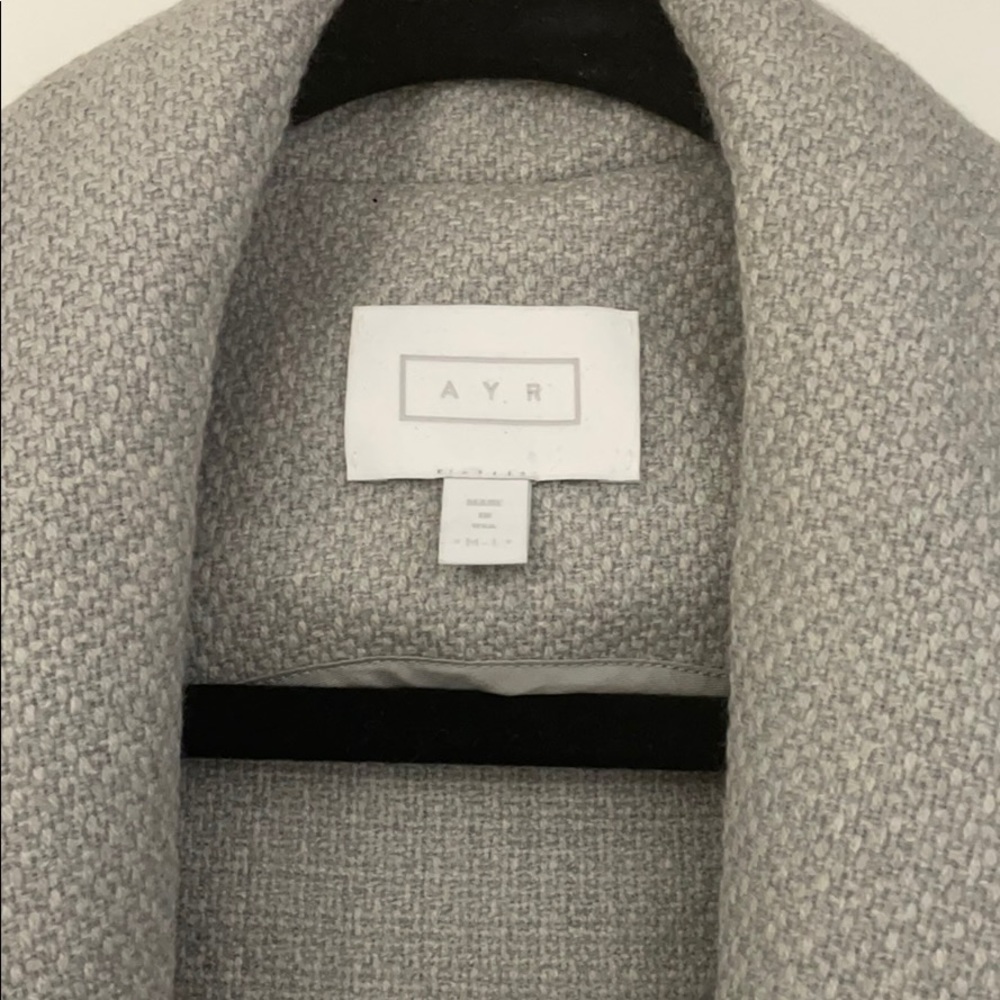 AYR The Robe -Wool Shawl Robe  M-L - Picture 5 of 13